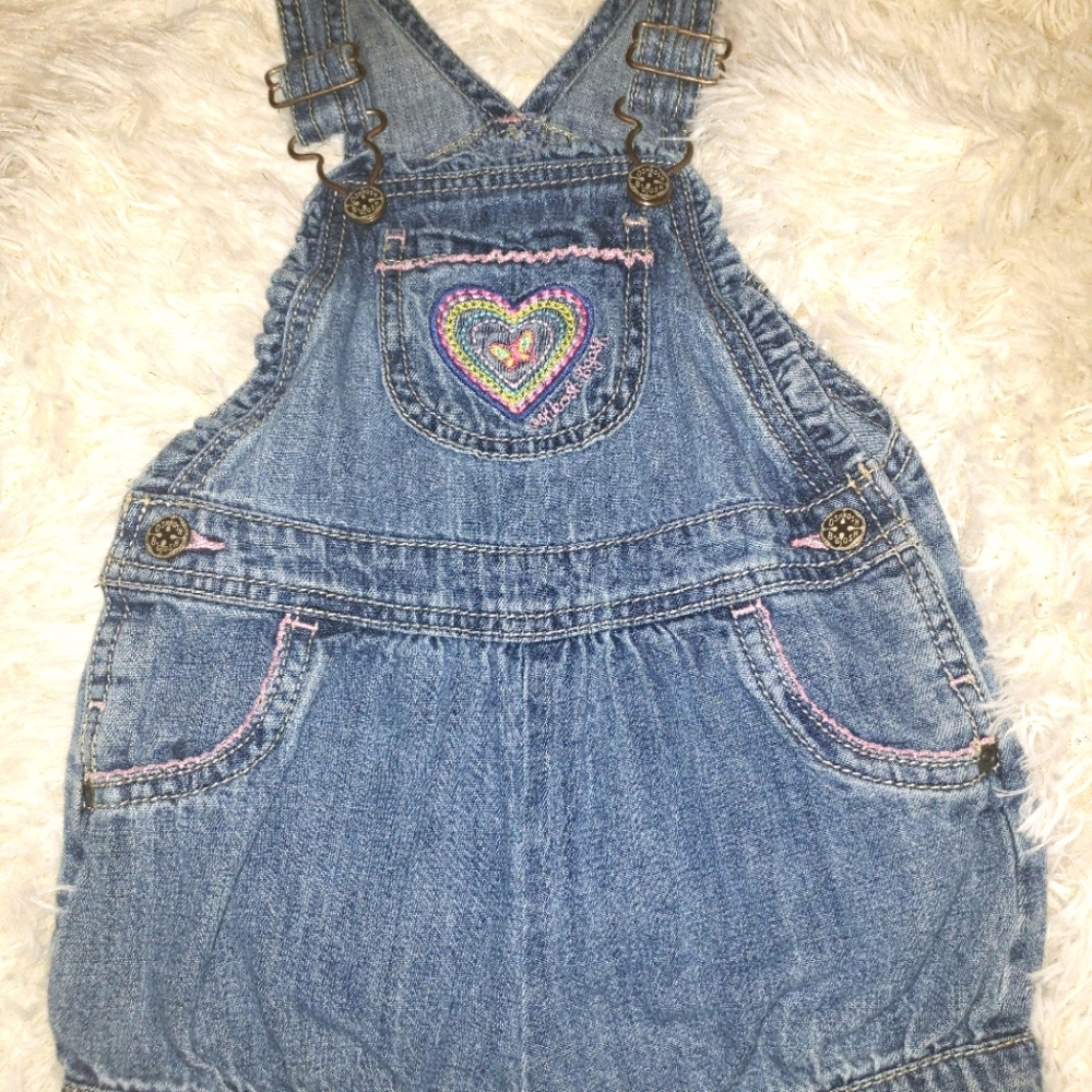 24m OshKosh Denim Overalls
